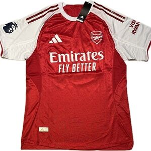 Adidas Arsenal 25/26 Home Shirt #41 Rice